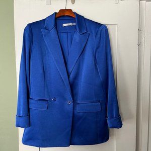 Alice + Olivia satin blazer